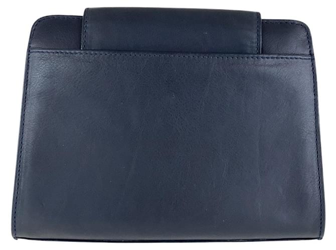 Autre Marque Borsa a spalla in pelle Paloma Picasso con catena Blu