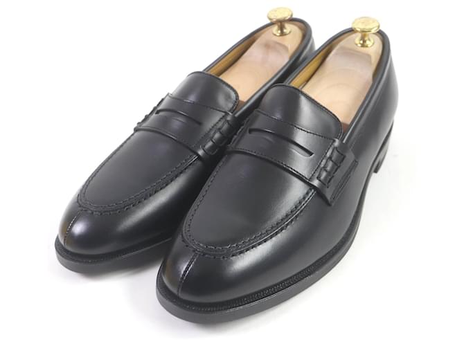 Autre Marque Mocassini in pelle U-tip neri 26EEE Nero