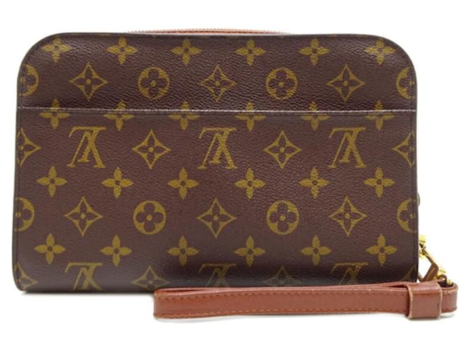 Borsa a mano da uomo Louis Vuitton Orsay Marrone