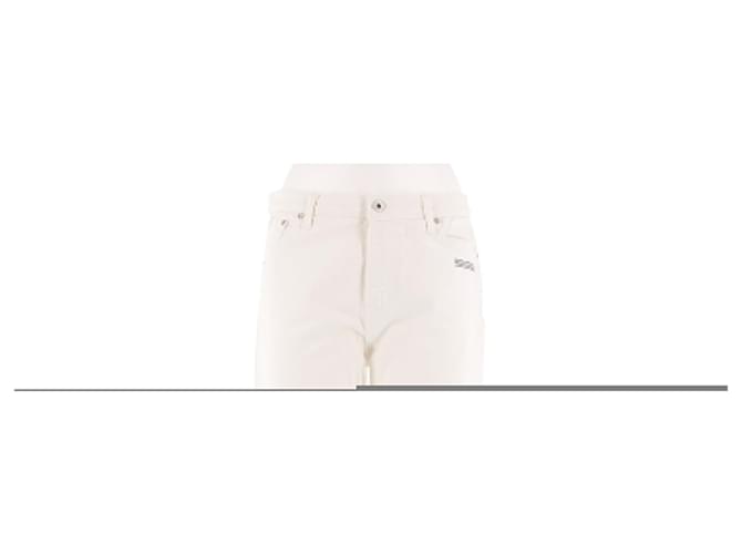 Off White Jeans Off-White T.US 28 Cotone Bianco