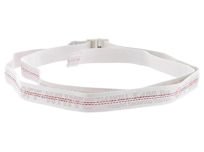 Off White Cinture Off-White T.International S Poliestere Bianco