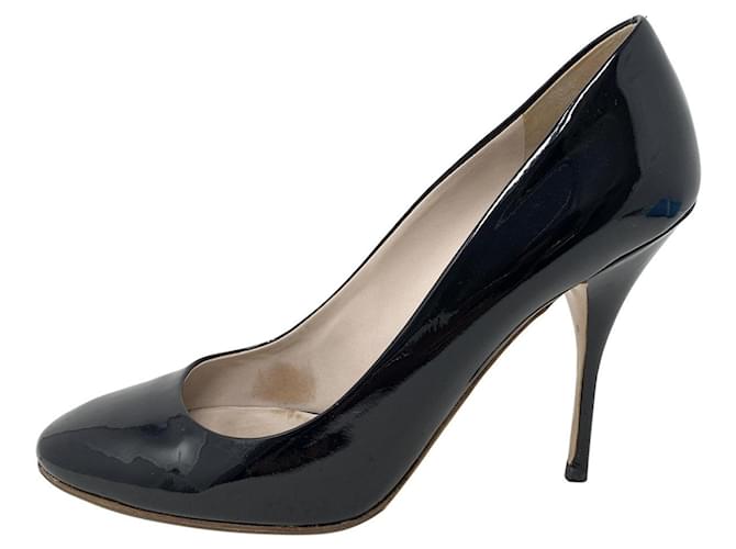 Tacchi Miu Miu T.EU 38.5 Pelle verniciata Nero
