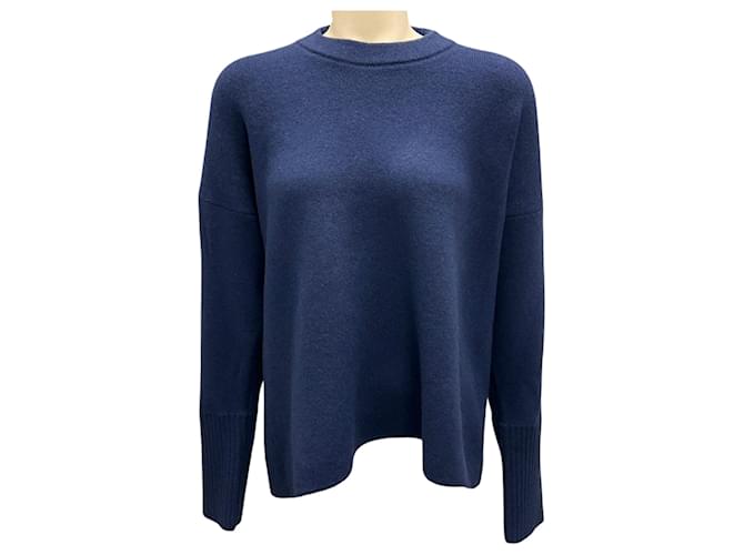 Maglione oversized blu in cashmere ecologico Proenza Schouler