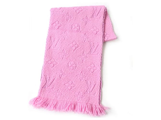 Sciarpa in misto seta Monogram Louis Vuitton Rosa