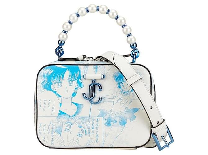 Borsa in pelle Sailor Moon di Jimmy Choo Bianco