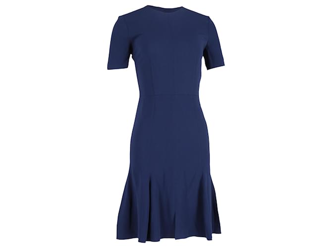 Stella Mc Cartney Abito corto a maniche corte di Stella McCartney in viscosa blu navy