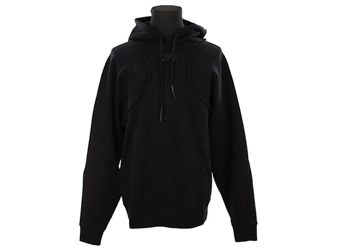 Jean Paul Gaultier Felpa nera in cotone Nero