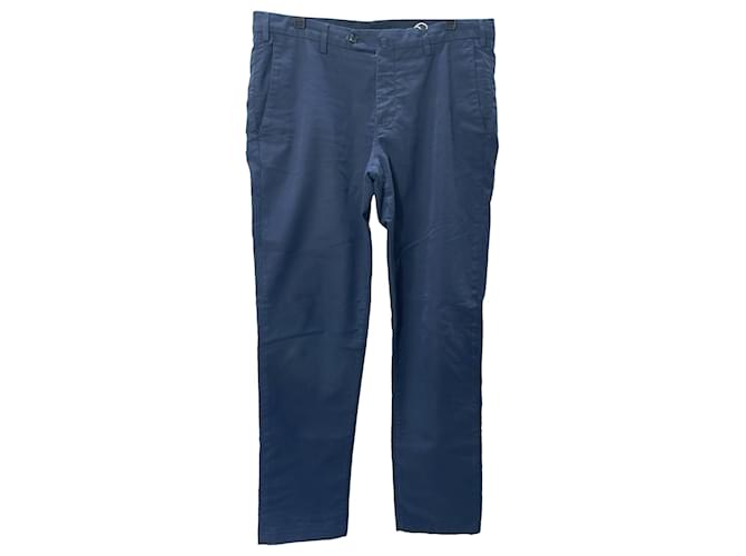 Pantaloni Loro Piana in cotone blu navy