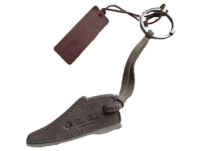 Loro Piana Portachiavi Passeggiata Estiva Taupe