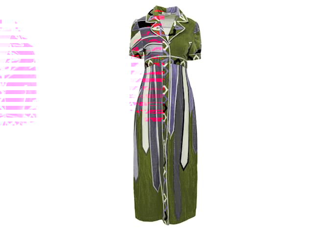 Abito in velluto Emilio Pucci Multicolore