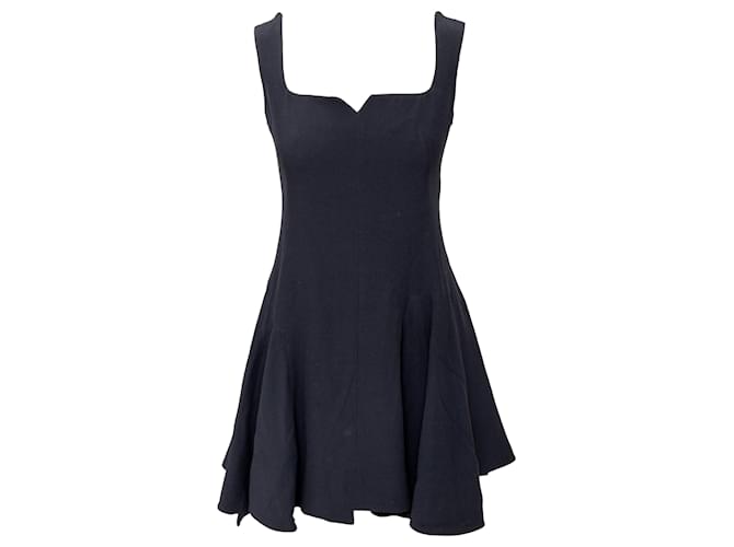 Abito mini A-line Alexander McQueen Nero