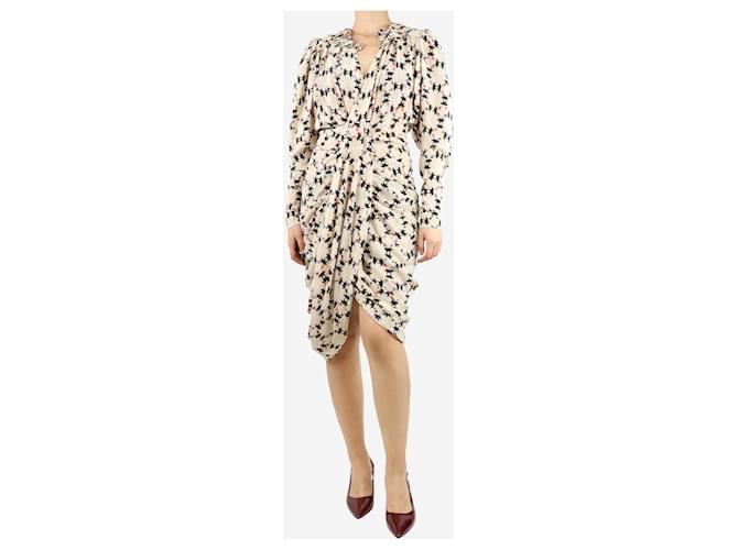 Isabel Marant Abito midi drappeggiato Bladine multicolore - taglia UK 8