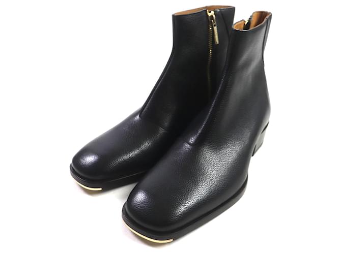 Stivali Jodhpur in pelle con zip laterale Jimmy Choo