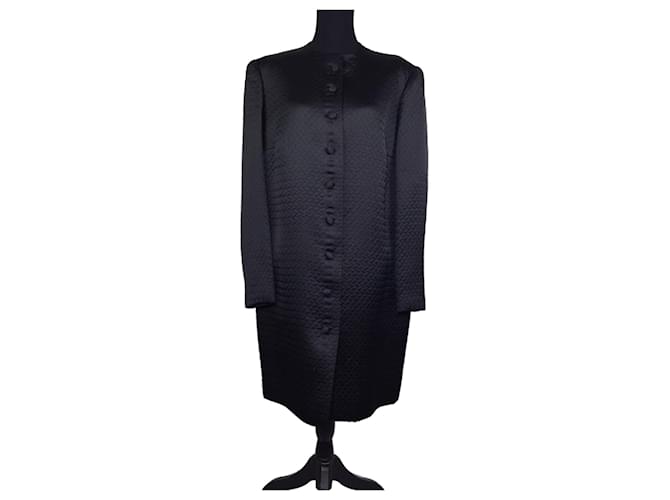 Cappotto nero Lanvin vintage degli anni 60