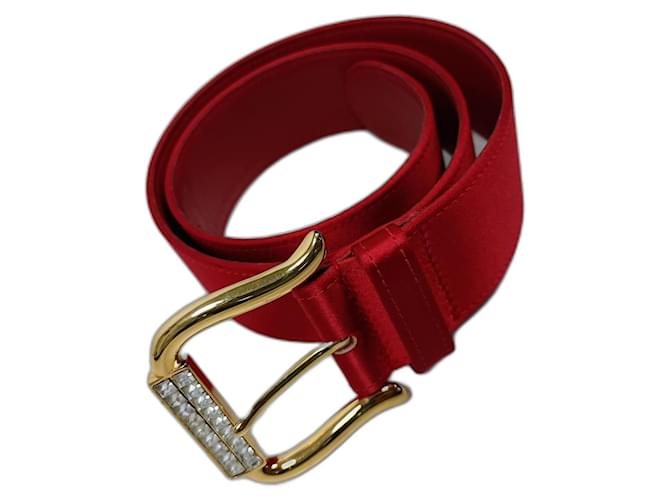 Valentino Garavani Valentino cintura elegante in raso Rosso