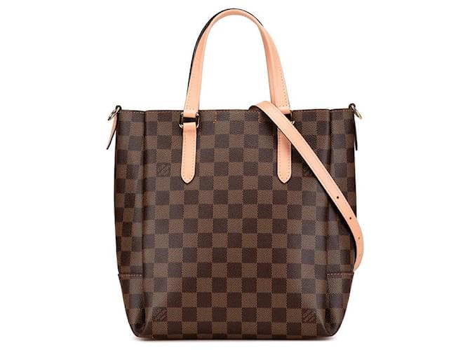 Borsa 2way Damier Belmont BB di Louis Vuitton Marrone