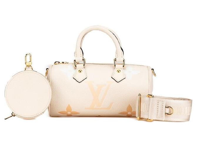 Borsa 2 in 1 Papillon BB Monogram Empreinte di Louis Vuitton Giallo