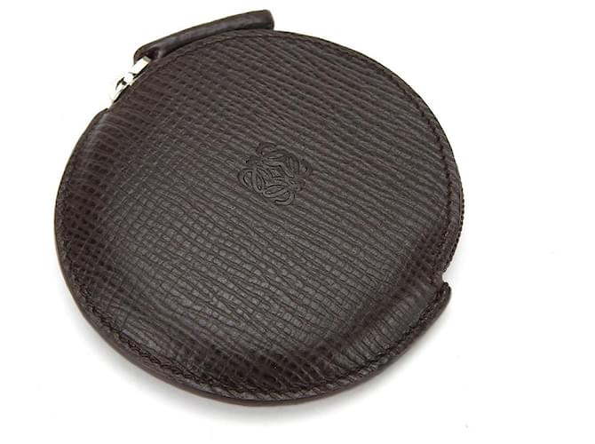 Portamonete in pelle Loewe marrone