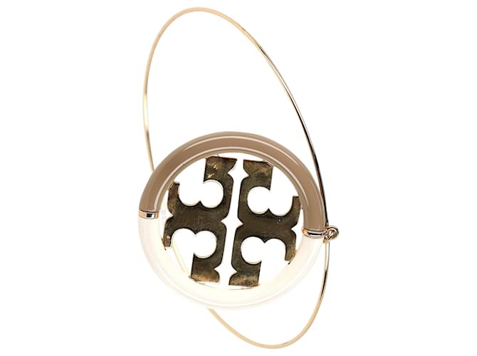 Collana in smalto Tory Burch Miller in ottone dorato D'oro Metallico
