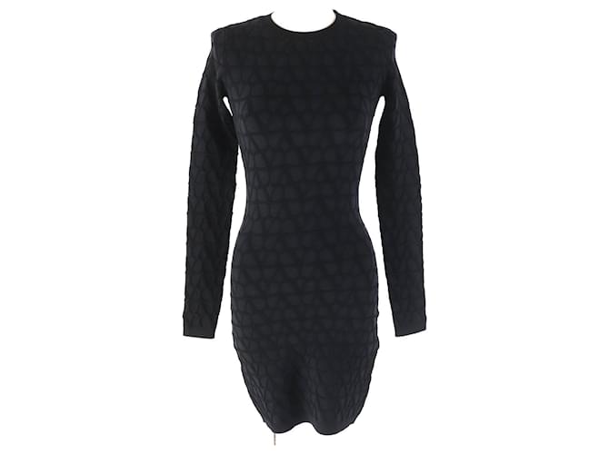 Abito in maglia Iconograph Valentino Nero XS