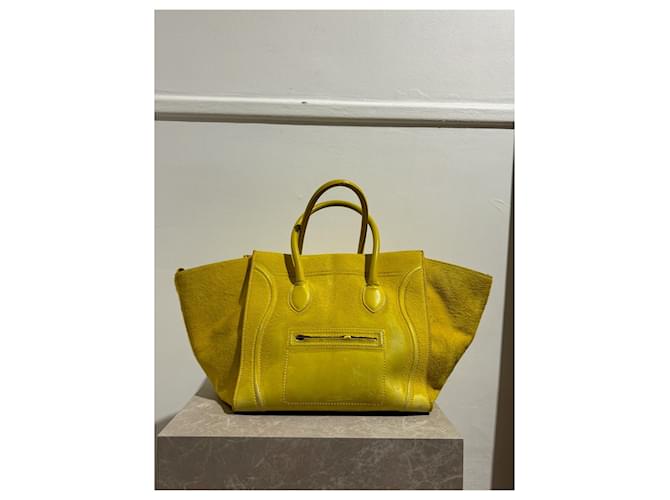 Phantom Céline Borse CELINE T. Pelle Giallo