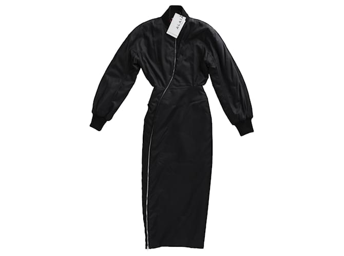 Alaïa Abito Bomber Alaia in poliammide nera Nero
