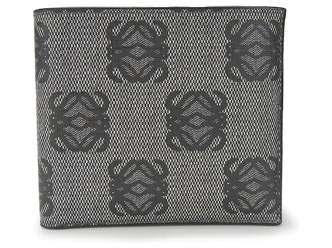 Portafoglio bifold Loewe in pelle PVC con anagramma Grigio