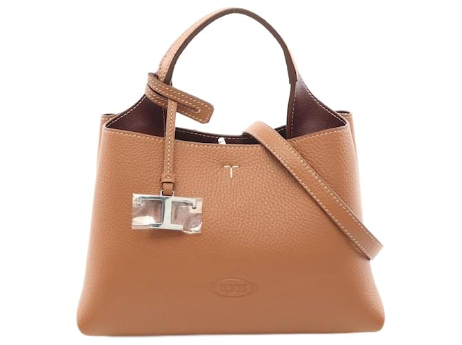 Borsa micro in pelle Tod's XBWAPAEL000QRI9P13 Marrone