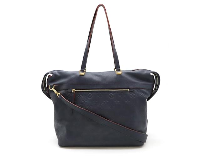 Borsa 2 in 1 Boétie Monogram Empreinte Louis Vuitton M51752 Blu