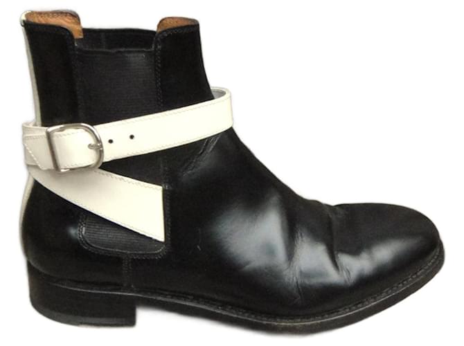 Balenciaga Ankle Boots Nero Bianco