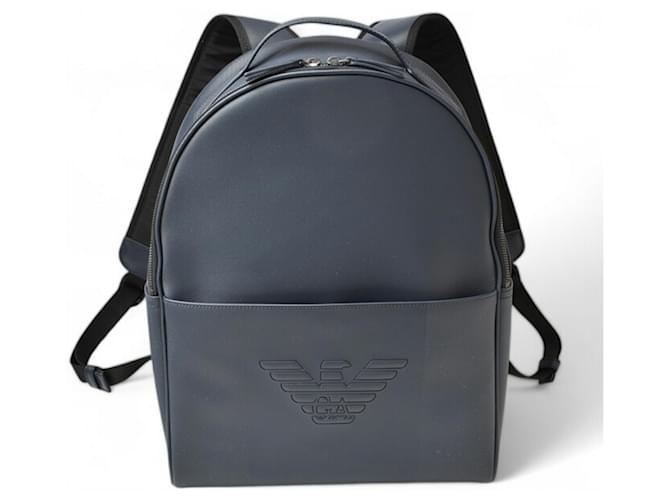 Zaino blu navy Emporio Armani