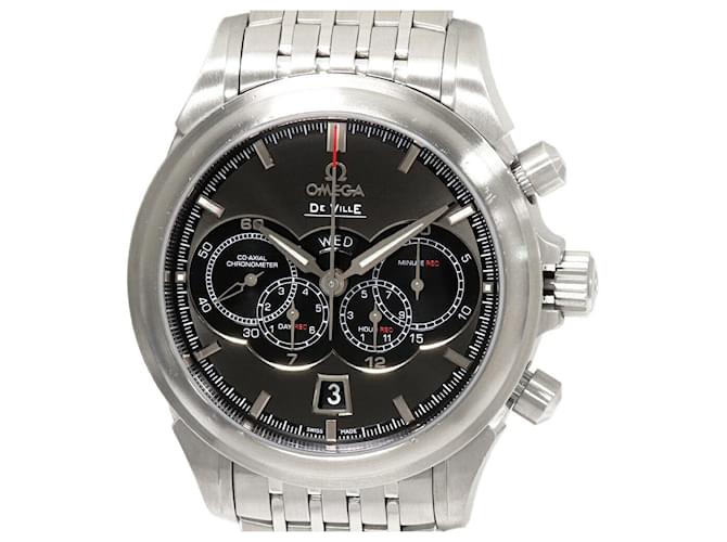 Orologio Omega De Ville Chronoscope quadrante grigio 422.10.41.52.06.001