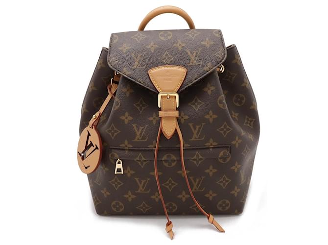 Zaino 2 in 1 Louis Vuitton Monogram Montsouris NM PM M45501 Marrone
