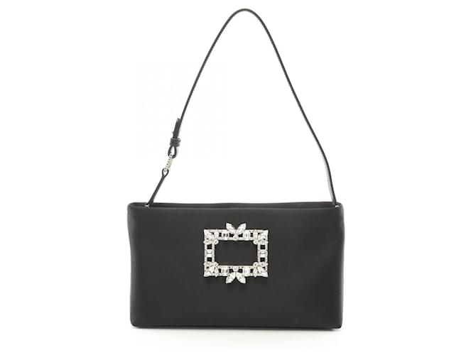 Borsa Broche Nightlily in tessuto Roger Vivier RBWAMZW0100Q5KB999 Nero