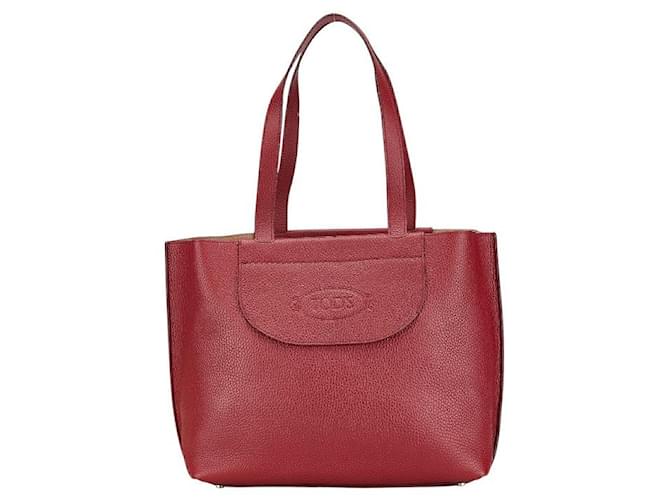 Tod's Borsa tote in pelle FLORIDA di Tod’s Rosso