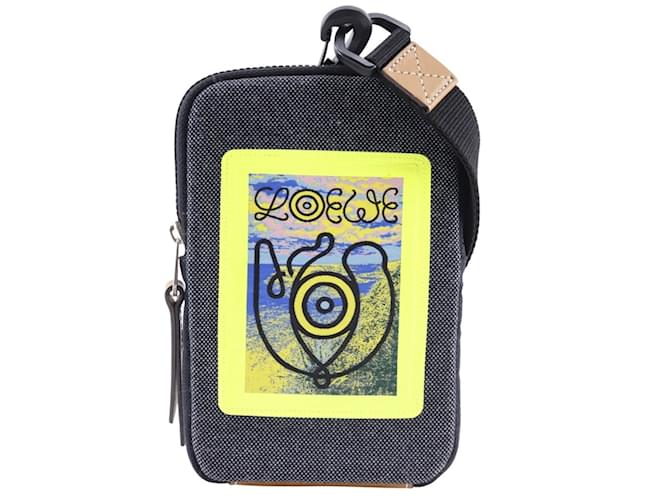 Pochette Loewe Eye Loewe Nature Marrone Giallo