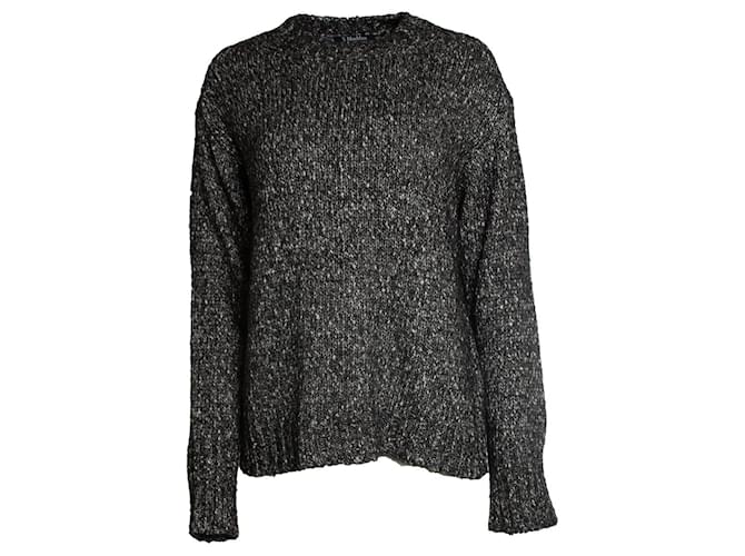 Autre Marque ‘S Max Mara, maglione a collo rotondo lavorato a maglia Grigio