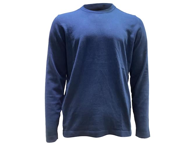 Felpa in lana blu navy con bottoni Stone Island