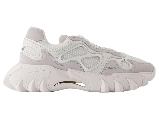 Sneakers B-East - Balmain - Pelle - Bianco