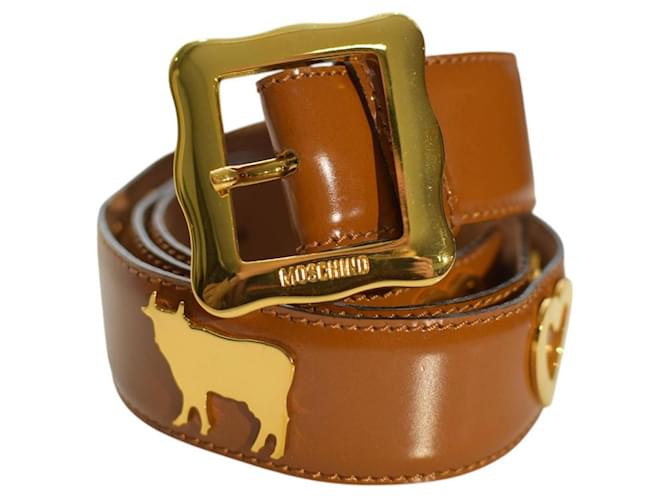 Moschino Cinture Marrone