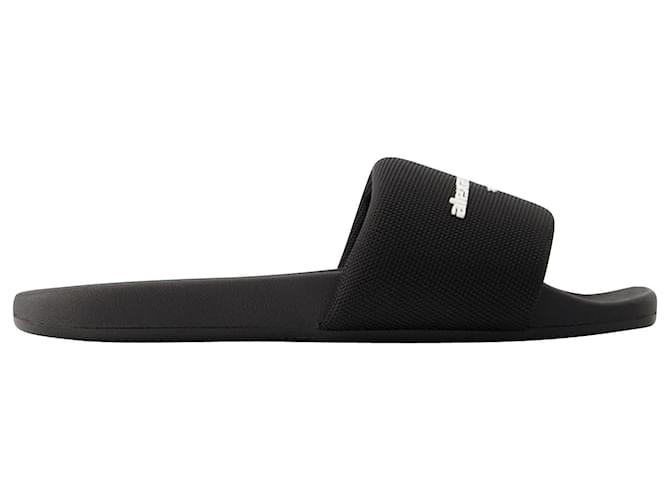 Autre Marque Aw Pool Slides - Alexander Wang - Nylon - Nero