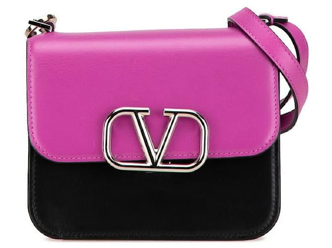 Borsa in pelle 2 in 1 Valentino Official Unnamed Rosa