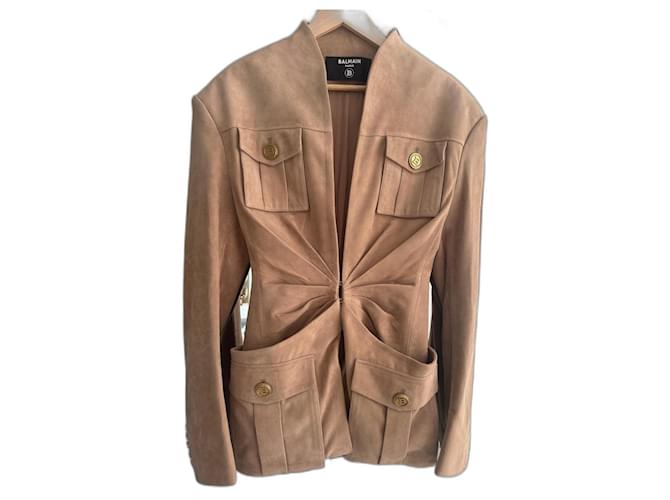 Balmain Giacche Beige