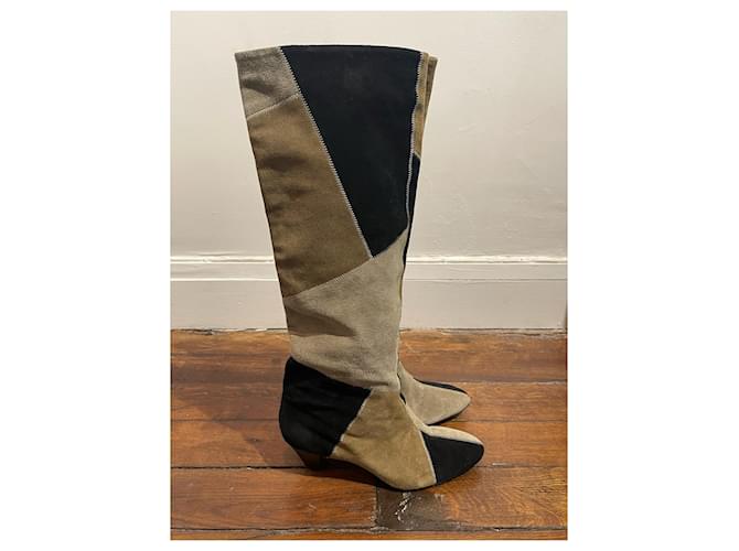 Stivali ISABEL MARANT T.EU 38 Camoscio Beige