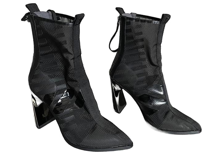 Stivali neri Molten Calli Hi United Nude Tg.38 Nero Grigio antracite