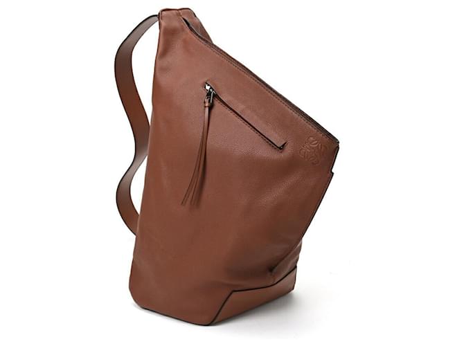 Zaino Sling Anton di Loewe Marrone