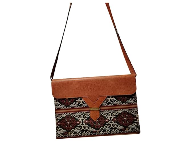 Yves Saint Laurent Borse Marrone