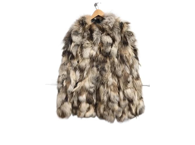 YVES SALOMON Cappotti T.International M Pelliccia Beige