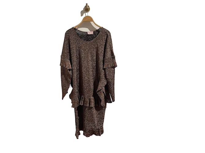 Abiti LANVIN T.International L Sintetico Marrone