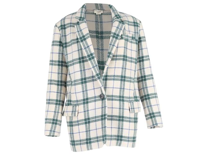Blazer a quadri Isabel Marant Étoile in lana multicolore